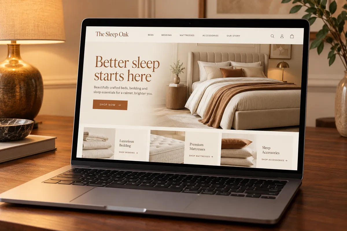 The Sleep Oak: E-commerce