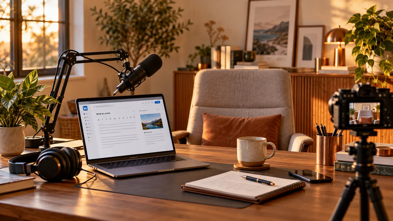 Personal Branding: a workspace showing this kind of work