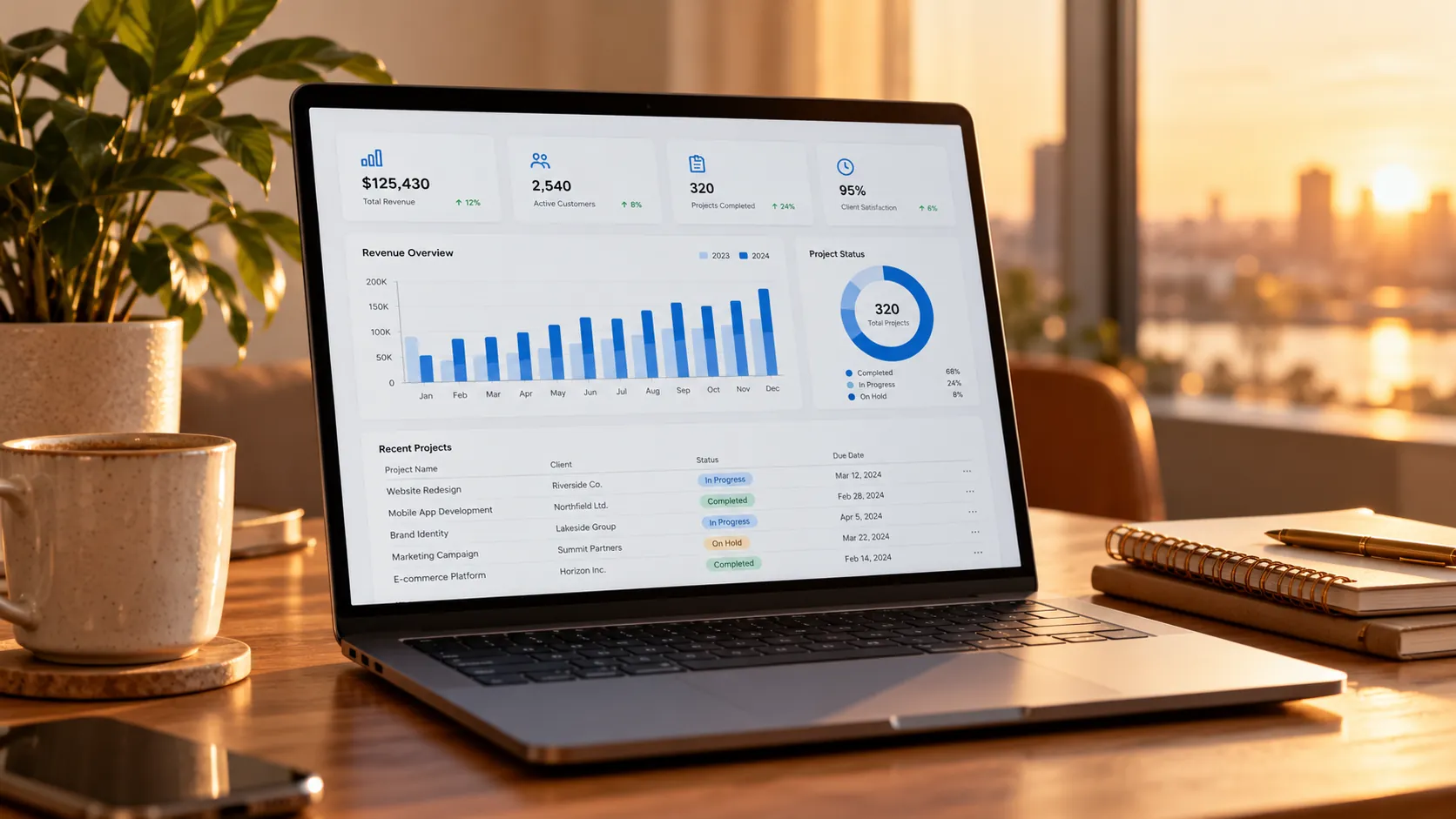 Native Bytes Dashboard: dashboard project